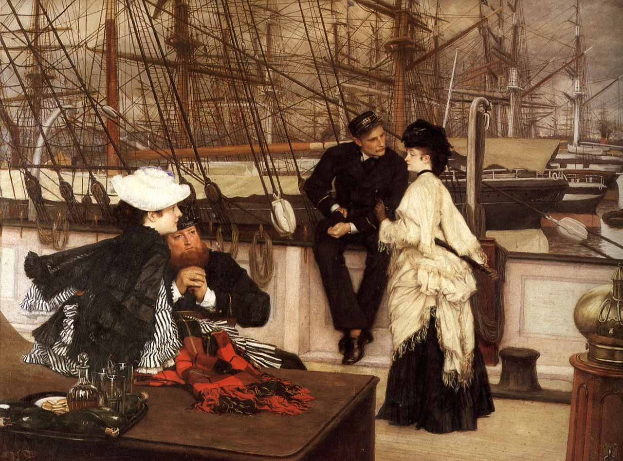James Tissot - Il capitano e il secondo, 1873